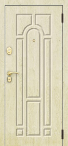 Фото стальная дверь МДФ №85 с отделкой МДФ ПВХ