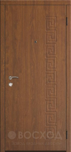 Фото стальная дверь Трёхконтурная дверь с зеркалом №15 с отделкой Порошковое напыление