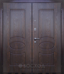 Фото стальная дверь Парадная дверь №400 с отделкой Массив дуба