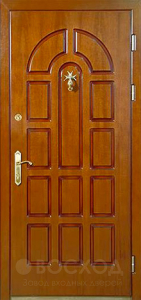 Фото стальная дверь Дверь в дом из бруса №13 с отделкой МДФ ПВХ