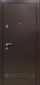 Фото стальная дверь Порошок №104 с отделкой Порошковое напыление