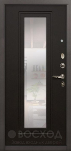 Фото  Стальная дверь С зеркалом и терморазрывом №99 с отделкой МДФ ПВХ