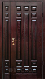 Фото стальная дверь Парадная дверь №393 с отделкой Массив дуба