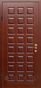 Фото  Стальная дверь С терморазрывом №24 с отделкой МДФ Шпон