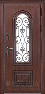 Фото стальная дверь Парадная дверь №395 с отделкой Массив дуба
