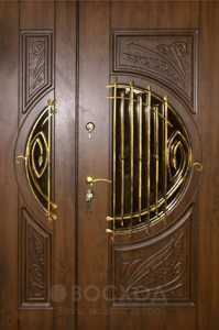 Фото стальная дверь Парадная дверь №89 с отделкой Массив дуба
