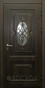 Фото стальная дверь Парадная дверь №389 с отделкой Массив дуба