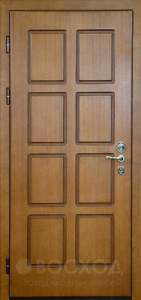 Фото  Стальная дверь МДФ №42 с отделкой Ламинат
