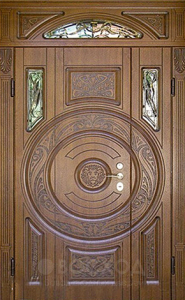 Фото стальная дверь Парадная дверь №76 с отделкой Массив дуба