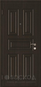 Фото  Стальная дверь Порошок №16 с отделкой МДФ Шпон