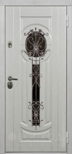 Фото стальная дверь Элитная дверь №25 с отделкой Массив дуба