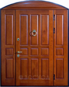 Фото стальная дверь Парадная дверь №64 с отделкой Массив дуба
