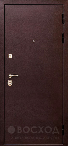 Фото стальная дверь Трёхконтурная дверь с зеркалом №30 с отделкой Порошковое напыление
