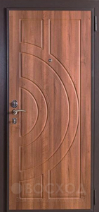 Фото стальная дверь МДФ №513 с отделкой МДФ Шпон