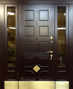 Фото стальная дверь Парадная дверь №70 с отделкой Массив дуба