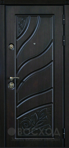 Фото стальная дверь Трёхконтурная дверь с зеркалом №11 с отделкой МДФ ПВХ