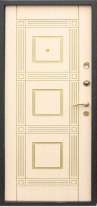 Фото  Стальная дверь С терморазрывом №15 с отделкой МДФ ПВХ