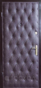 Фото  Стальная дверь Винилискожа №34 с отделкой МДФ Шпон