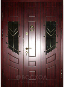 Фото стальная дверь Парадная дверь №15 с отделкой Массив дуба