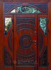 Фото стальная дверь Парадная дверь №116 с отделкой Массив дуба