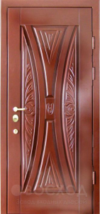 Фото стальная дверь МДФ №83 с отделкой МДФ Шпон