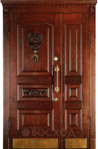 Фото стальная дверь Парадная дверь №30 с отделкой Массив дуба