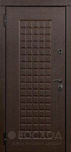 Фото  Стальная дверь С терморазрывом №51 с отделкой МДФ Шпон