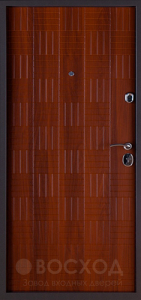 Фото  Стальная дверь МДФ №533 с отделкой Ламинат