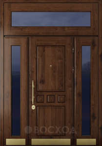 Дверь с фрамугой №26 - фото