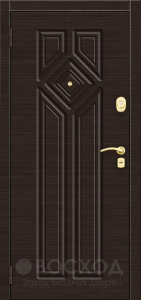 Фото  Стальная дверь МДФ №92 с отделкой Массив дуба