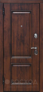 Фото  Стальная дверь МДФ №518 с отделкой Ламинат