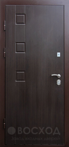 Фото  Стальная дверь Дверь в дом из бруса №11 с отделкой МДФ ПВХ