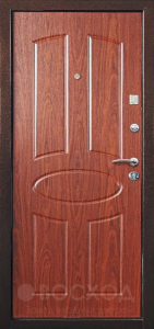 Фото  Стальная дверь Порошок №23 с отделкой Ламинат