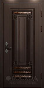 Фото стальная дверь Парадная дверь №401 с отделкой Массив дуба