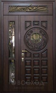 Фото стальная дверь Парадная дверь №333 с отделкой Массив дуба