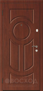 Фото  Стальная дверь МДФ №57 с отделкой Ламинат