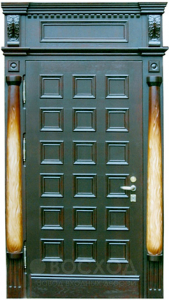 Фото стальная дверь Парадная дверь №45 с отделкой МДФ ПВХ