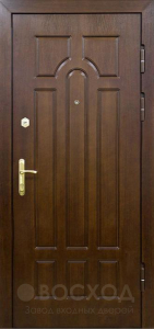 Фото стальная дверь Дверь с зеркалом и шумоизоляцией №13 с отделкой Порошковое напыление