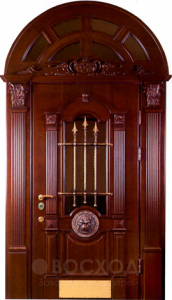 Фото стальная дверь Элитная дверь №11 с отделкой Массив дуба