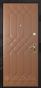Фото  Стальная дверь Винилискожа №3 с отделкой МДФ Шпон