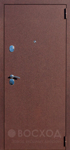 Фото стальная дверь Порошок №25 с отделкой Порошковое напыление