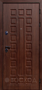 Фото стальная дверь МДФ №77 с отделкой МДФ Шпон