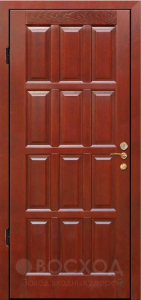 Фото  Стальная дверь МДФ №76 с отделкой Массив дуба