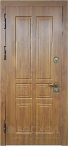 Фото  Стальная дверь МДФ №537 с отделкой Ламинат