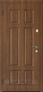 Фото  Стальная дверь Порошок №49 с отделкой МДФ Шпон