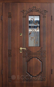Фото стальная дверь Парадная дверь №364 с отделкой Массив дуба