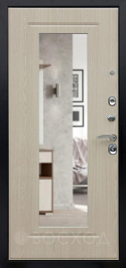 Фото  Стальная дверь Трёхконтурная дверь с зеркалом №8 с отделкой МДФ ПВХ