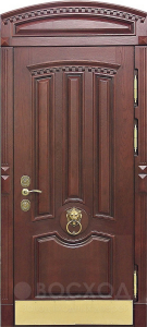 Фото стальная дверь Элитная дверь №4 с отделкой Массив дуба