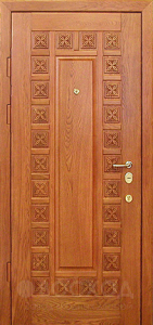 Фото  Стальная дверь Массив дуба №10 с отделкой Массив дуба