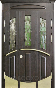 Фото стальная дверь Парадная дверь №339 с отделкой Массив дуба